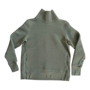 ALL IN MOTION QUILTED PULLOVER LONGSLEEVE SWEATER WOMAN